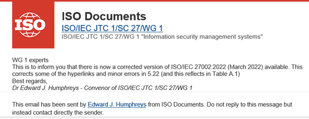 iso 27002 documentation